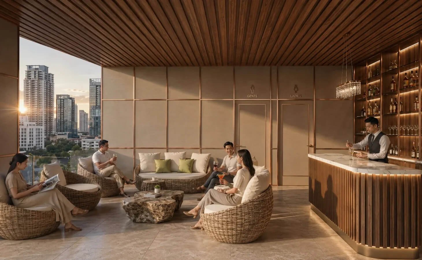 Building B - Cocktail Lounge